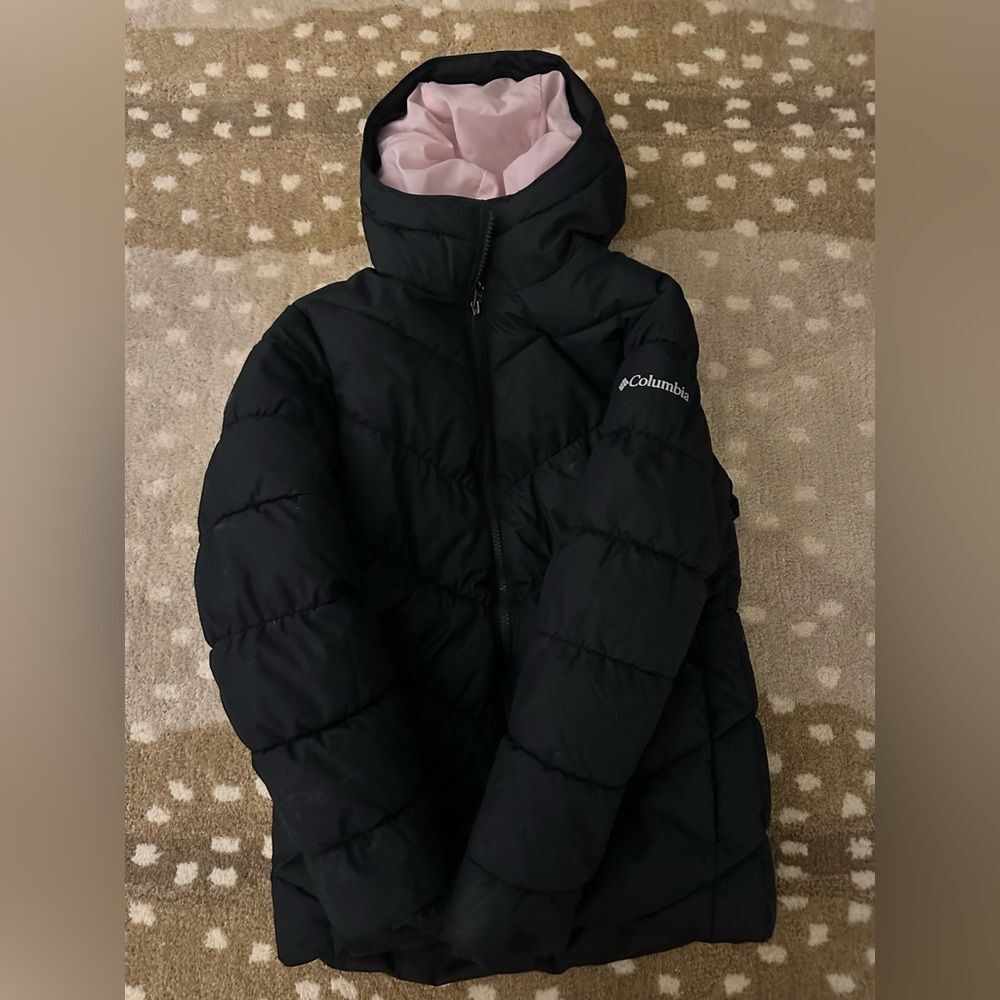 Columbia girls hooded puffer